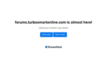 Tablet Screenshot of forums.turbosmartonline.com